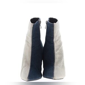 Two-Tone Ankle Boots
